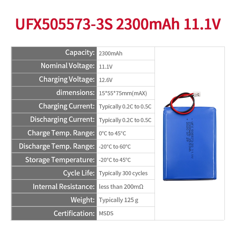 Ufine lithium-ion battery detail image 2