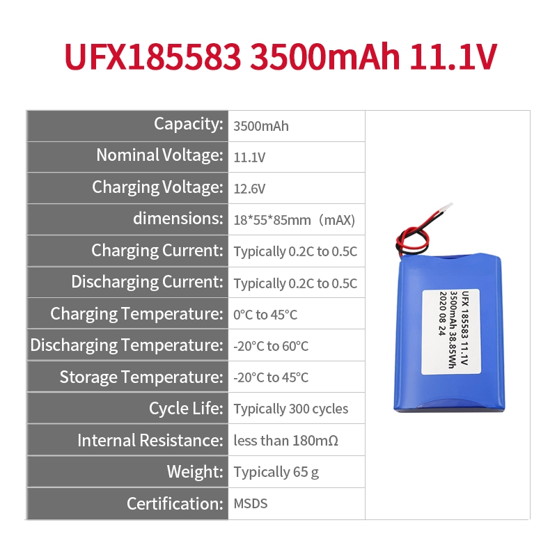 Ufine lithium-ion battery detail image 2