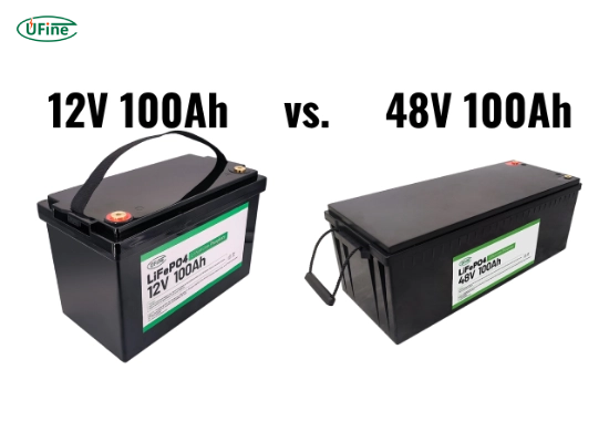 12v 100ah vs 48v 100ah