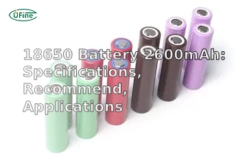 18650 battery 2600mah specifications recommend applications