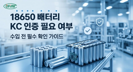 18650 배터리 KC 인증