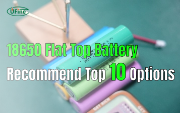 4-Pack 18650 Rechargeable Batteries - 3.7V 2500mAh Flat Top Lithium Batteries