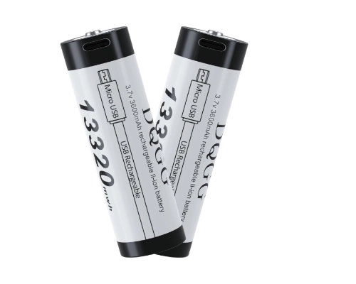 18650 rechargeable battery usb c large capacity 3600mah