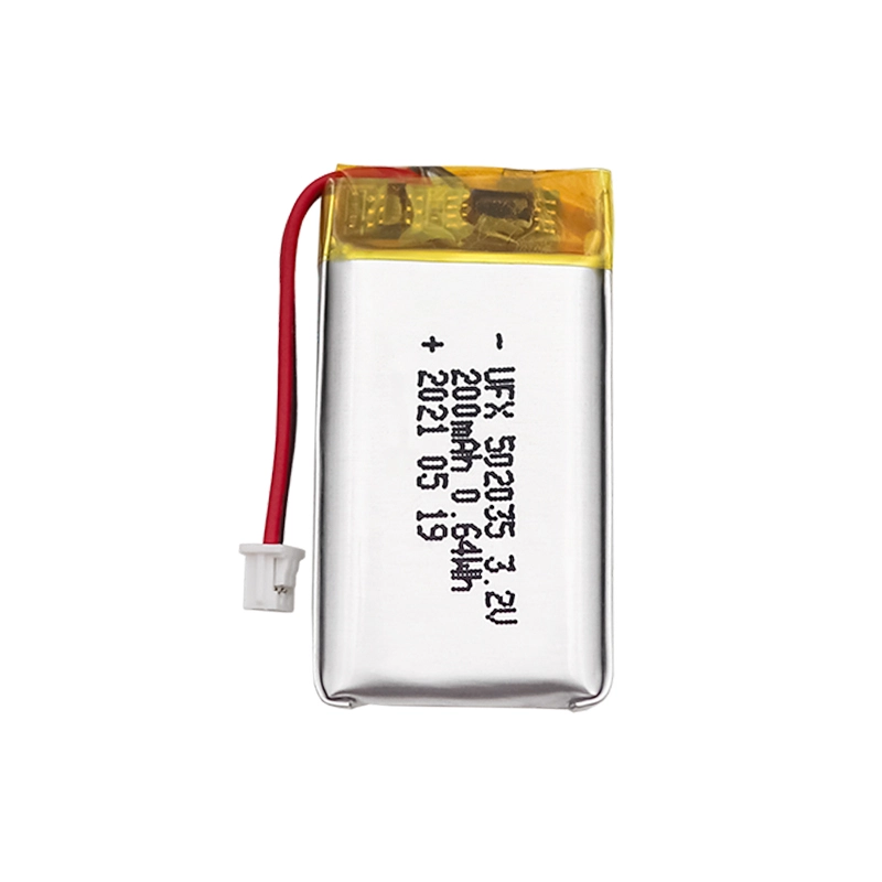 3.2V 200mAh LifePO4 Battery UFX0284-06 01