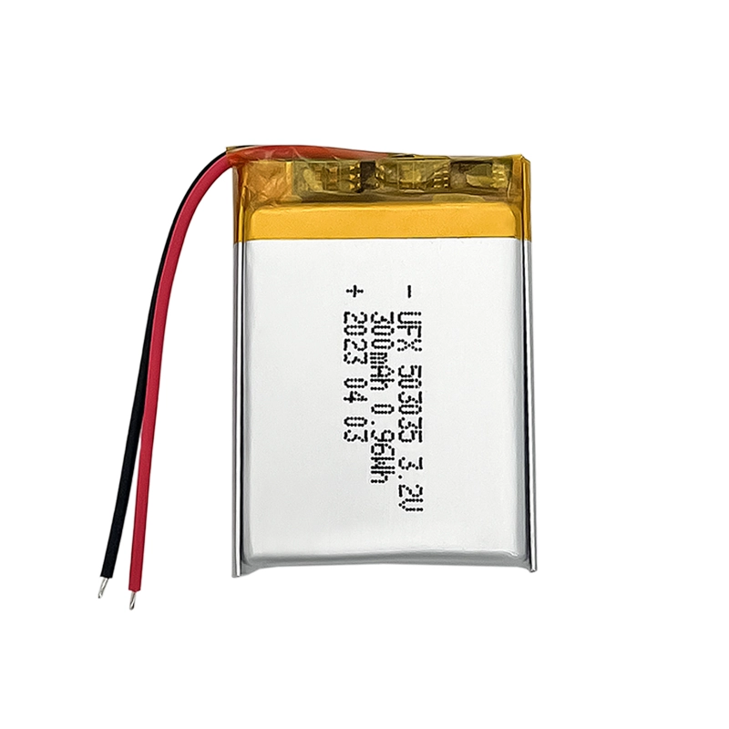 3.2V 300mAh LifePO4 Battery UFX0553-08 01