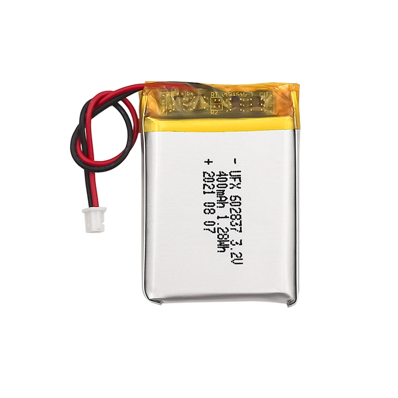3.2V 400mAh LifePO4 Battery UFX0554-08 01