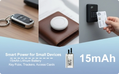 3.7 v 15mAh ultra thin battery 091525
