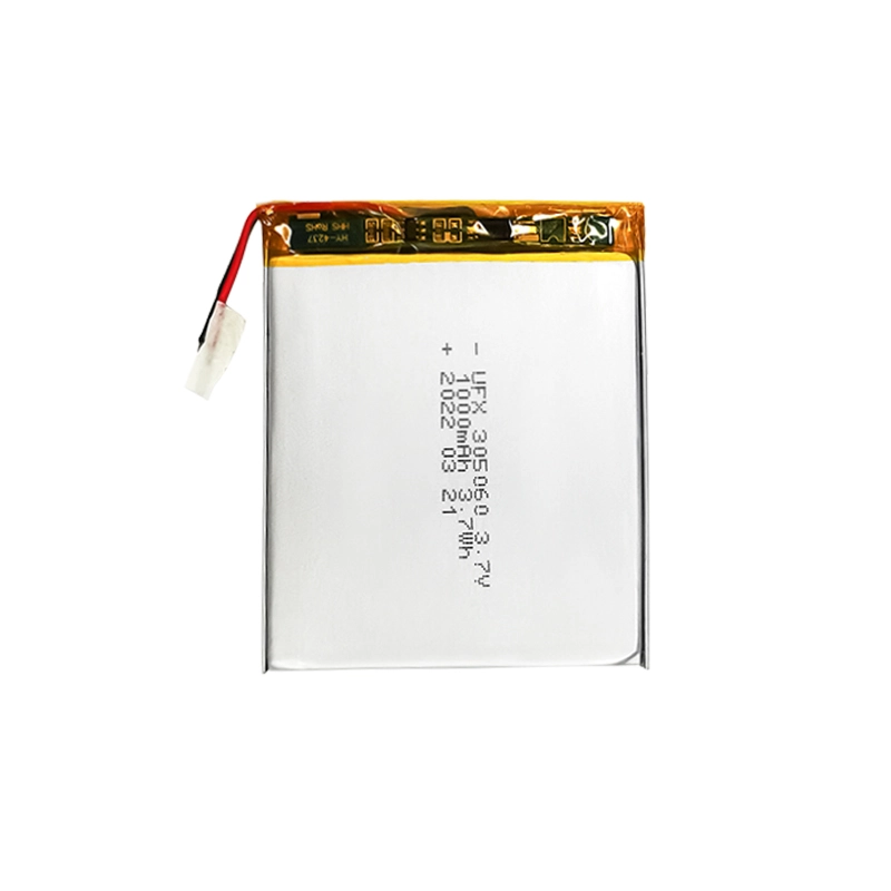 3.7V 1000mAh Lithium Polymer Battery UFX0383-03 01