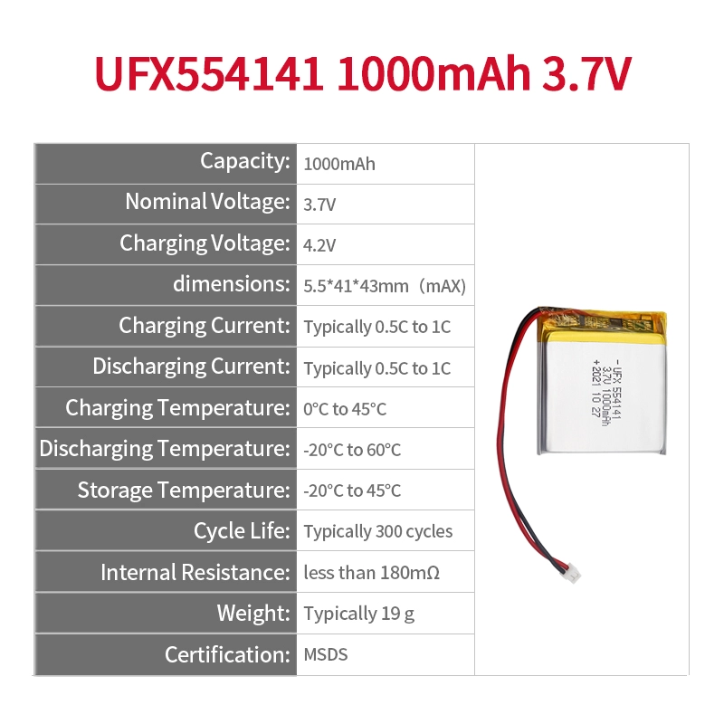 Ufine lithium-ion battery detail image 2