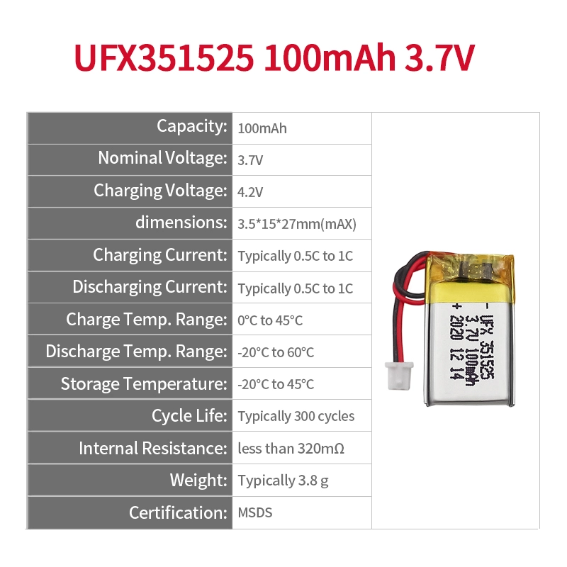 Ufine lithium-ion battery detail image 2