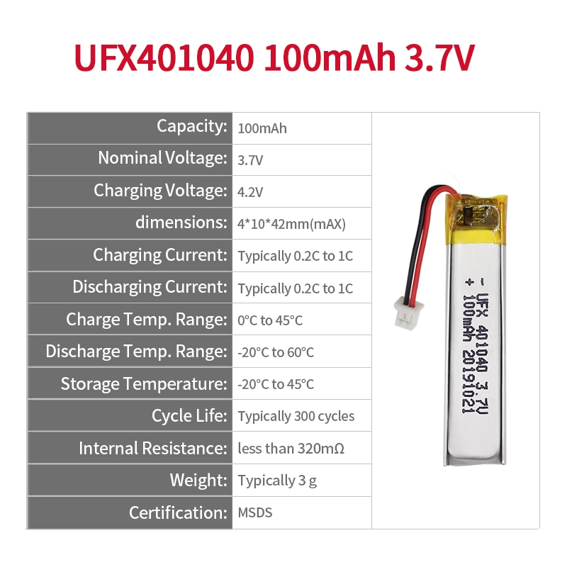 Ufine lithium-ion battery detail image 2