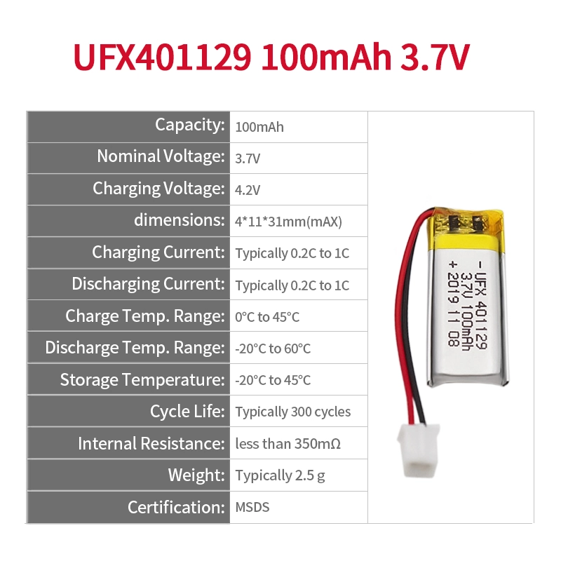 Ufine lithium-ion battery detail image 2