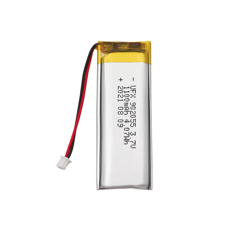 3.7V 1100mAh Lithium Polymer Battery UFX0308-07 01