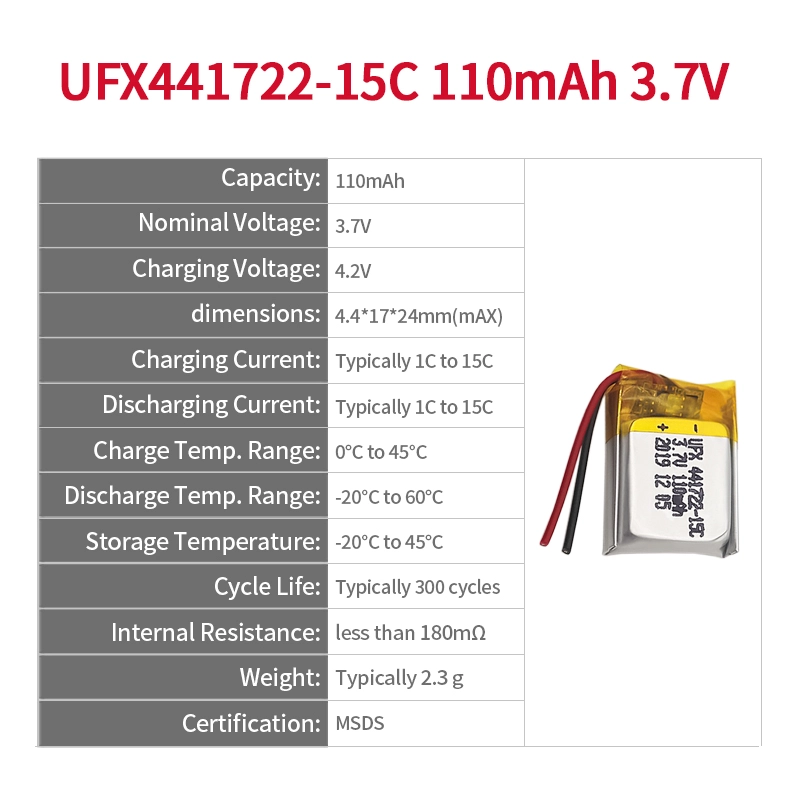 Ufine lithium-ion battery detail image 2