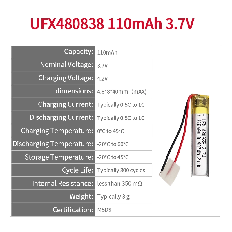 Ufine lithium-ion battery detail image 2