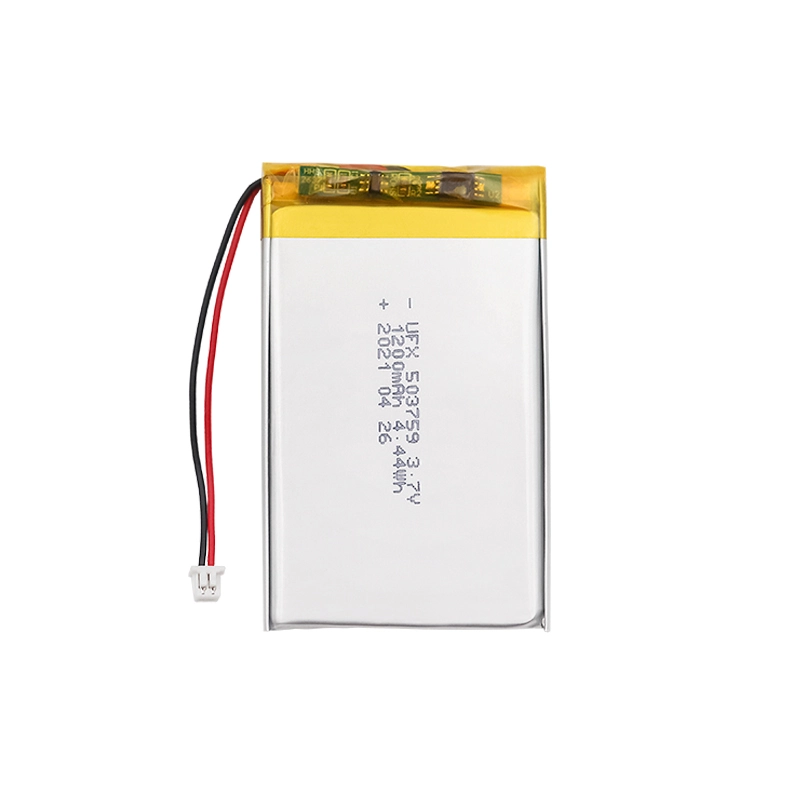 3.7V 1200mAh Lithium Polymer Battery UFX0297-06 01
