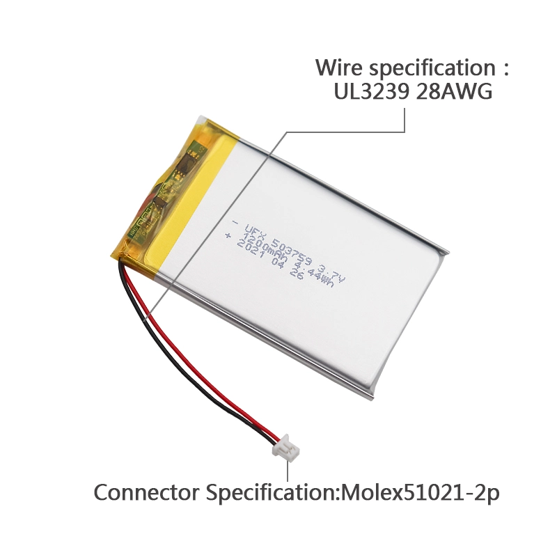 Ufine lithium-ion battery detail image 3