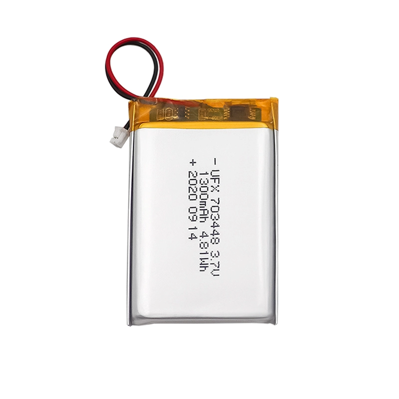 3.7V 1300mAh Lithium Polymer Battery UFX0218-13 01