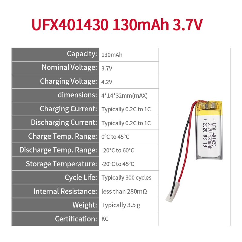 Ufine lithium-ion battery detail image 2