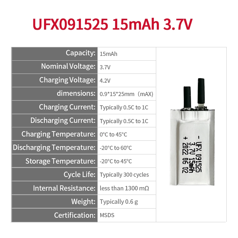 Ufine lithium-ion battery detail image 2