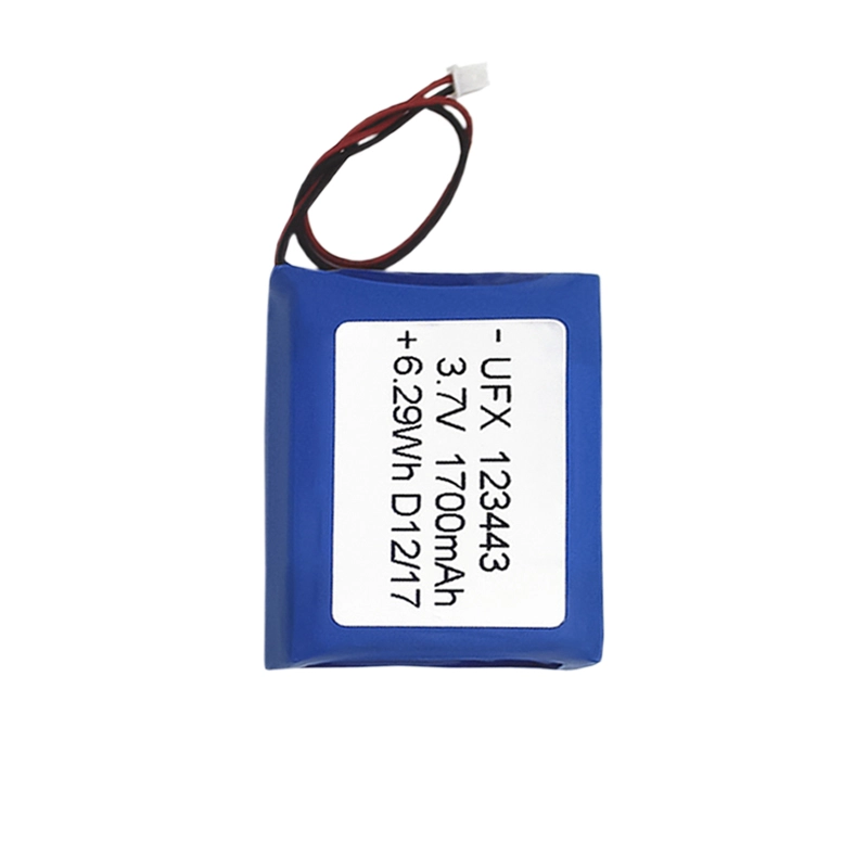 3.7V 1700mAh Lithium Polymer Battery UFX0178-11 01