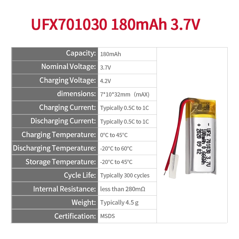 Ufine lithium-ion battery detail image 2