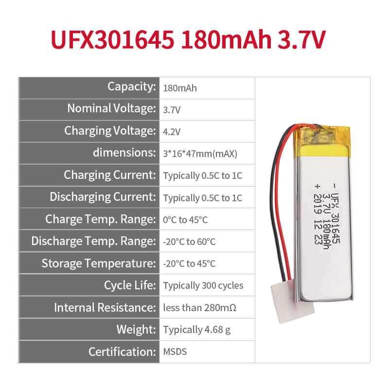 Ufine lithium-ion battery detail image 2