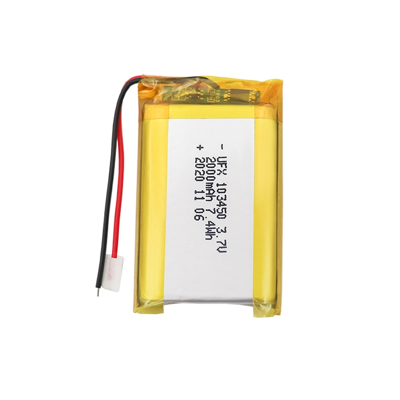 3.7V 2000mAh Lithium Polymer Battery UFX0113-02 01