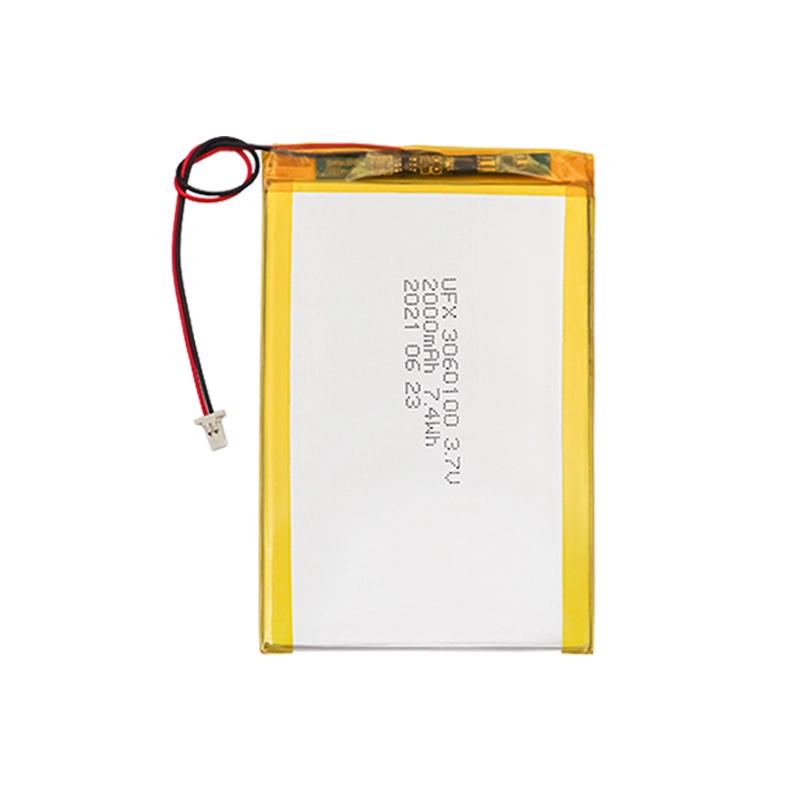 3.7V 2000mAh Lithium Polymer Battery UFX0271-06 01