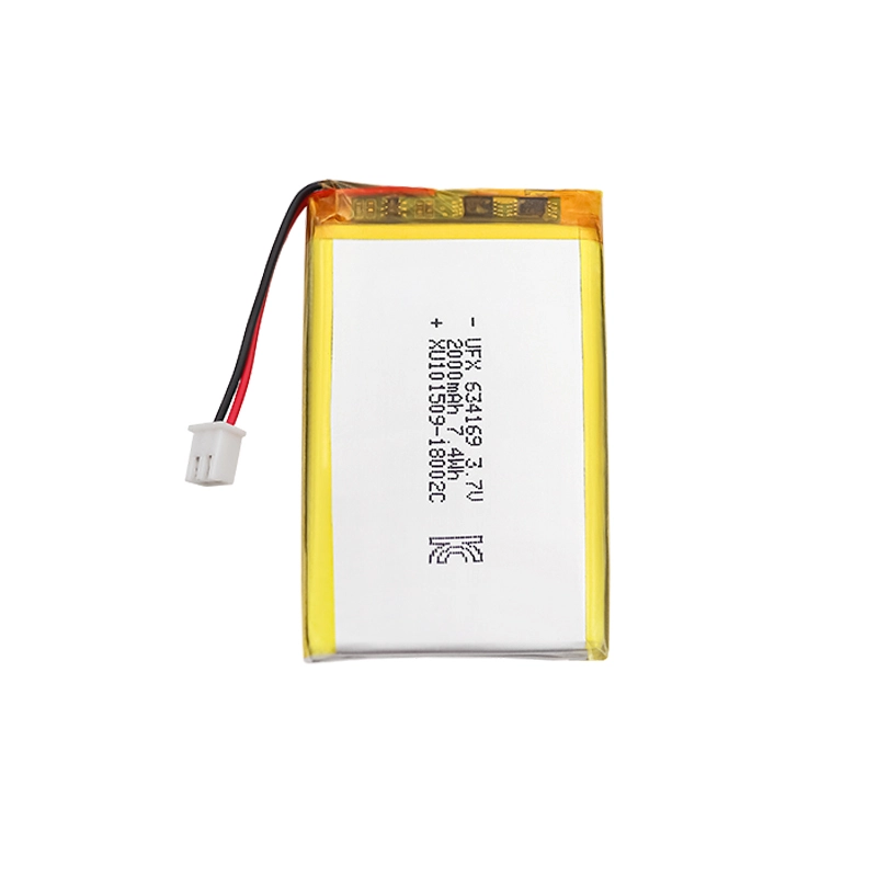 3.7V 2000mAh Lithium Polymer Battery UFX0278-06 01