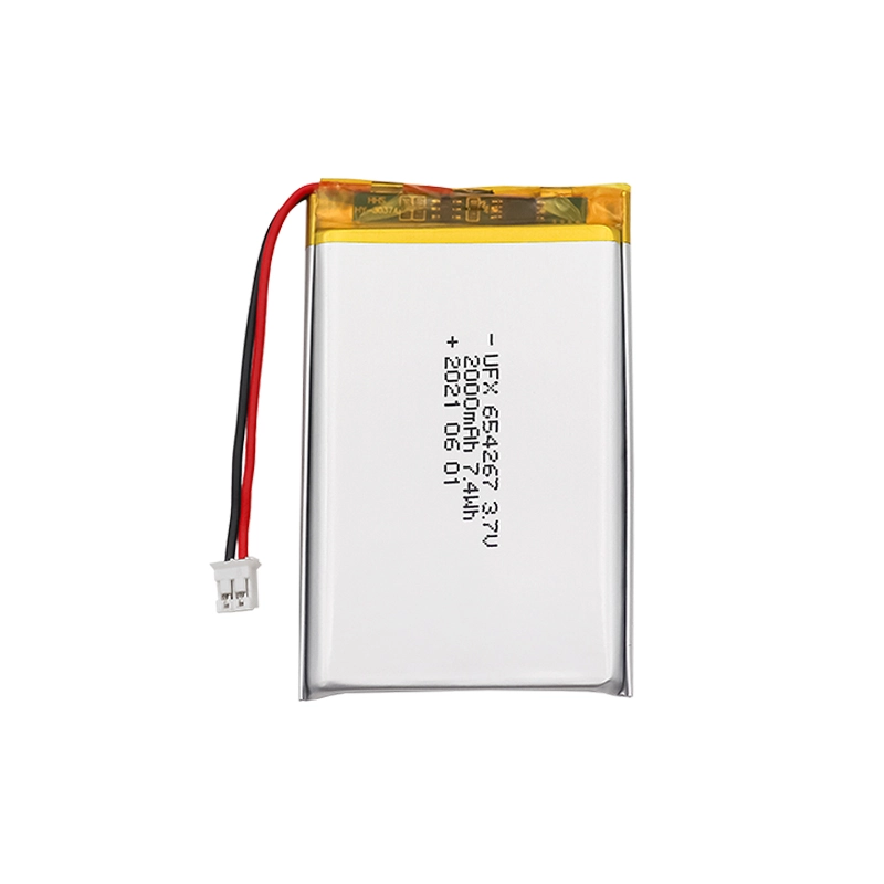 3.7V 2000mAh Lithium Polymer Battery UFX0280-06 01