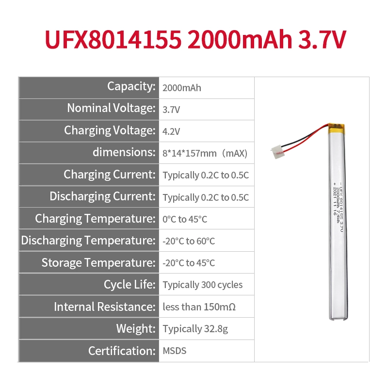 Ufine lithium-ion battery detail image 2