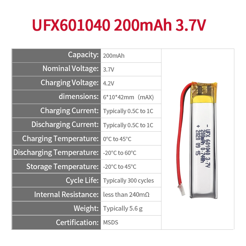 Ufine lithium-ion battery detail image 2