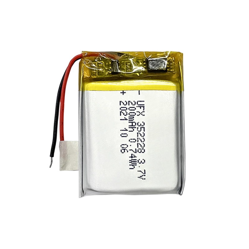 3.7V 200mAh Lithium Polymer Battery UFX0527-08 01