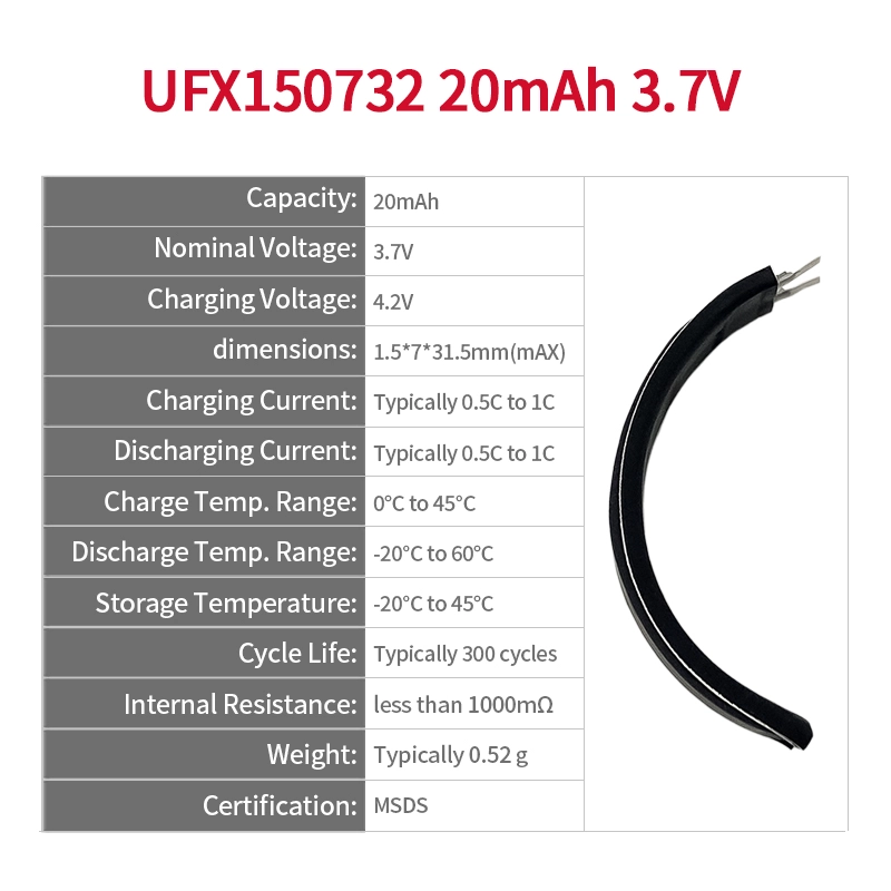 Ufine lithium-ion battery detail image 2