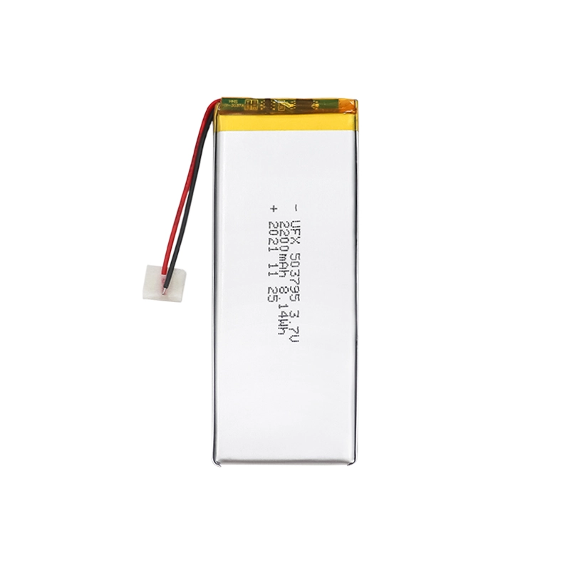 3.7V 2200mAh Lithium Polymer Battery UFX0395-03 01