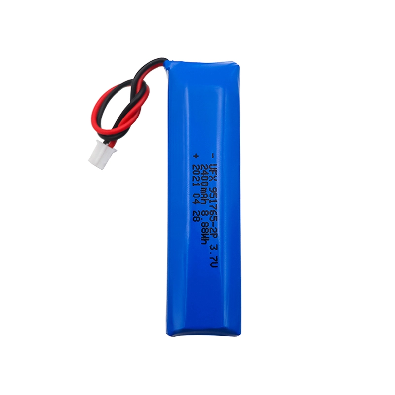 3.7V 2400mAh Lithium Polymer Battery UFX0296-06 01