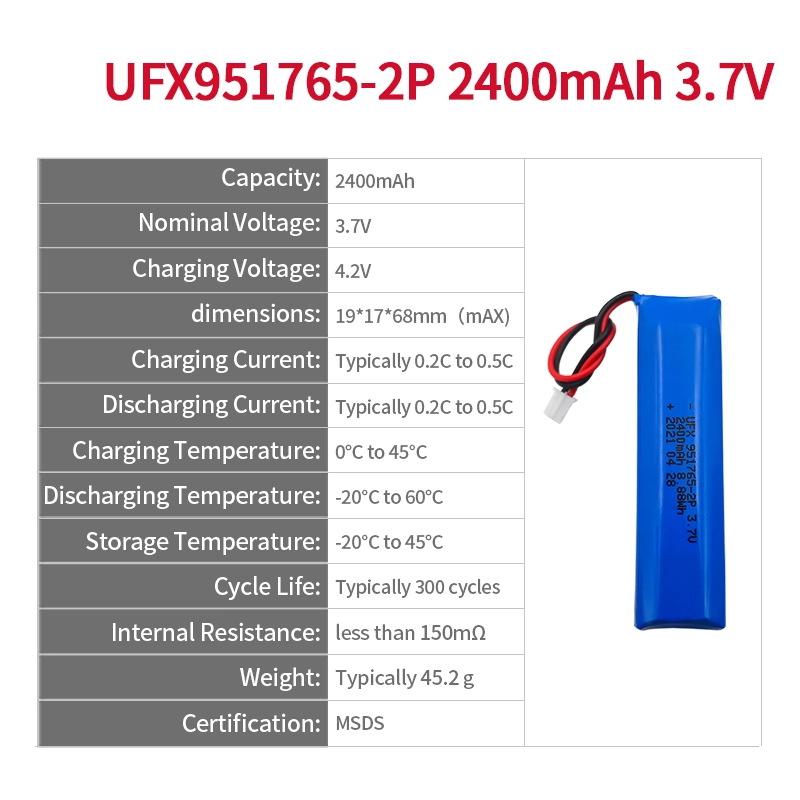 Ufine lithium-ion battery detail image 2