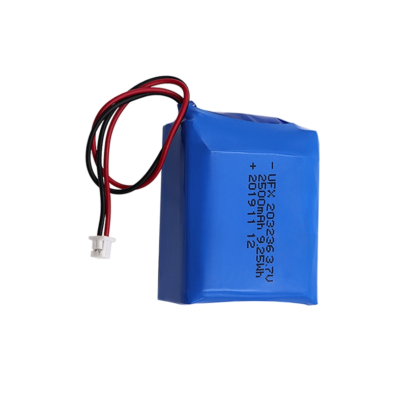 3.7V 2500mAh Lithium Polymer Battery UFX0186-11 01