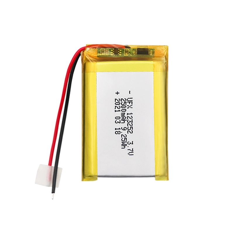 3.7V 2500mAh Lithium Polymer Battery UFX0516-08 01