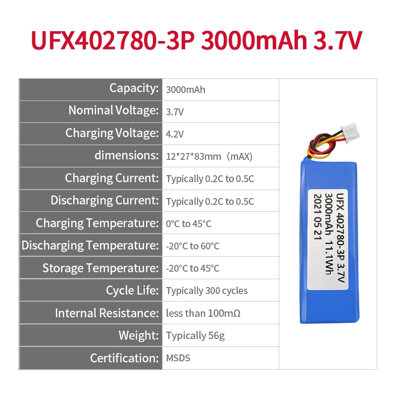 Ufine lithium-ion battery detail image 2