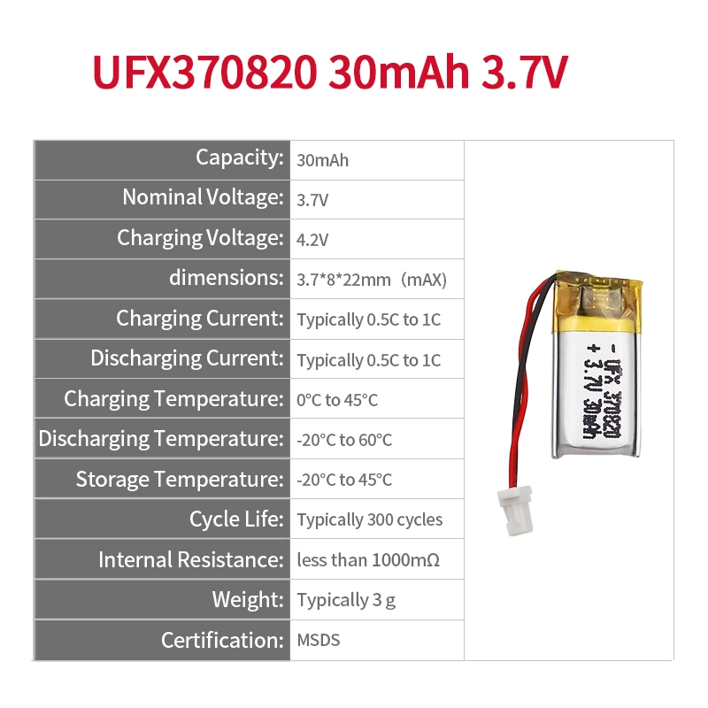 Ufine lithium-ion battery detail image 2