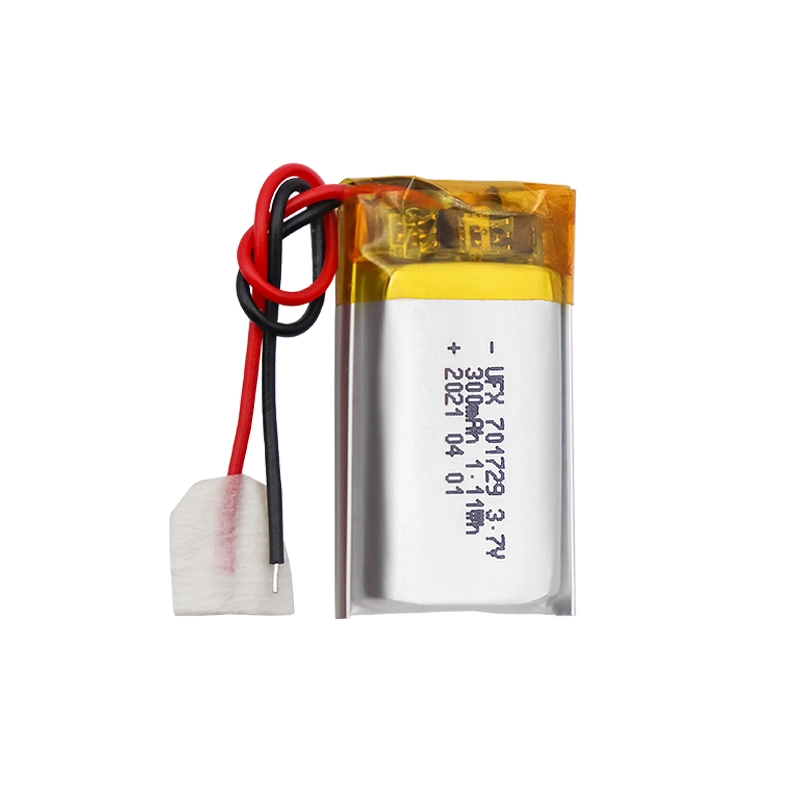 3.7V 300mAh Lithium Polymer Battery UFX0260-06 01