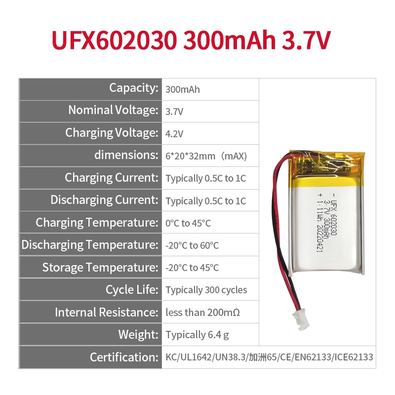 Ufine lithium-ion battery detail image 2