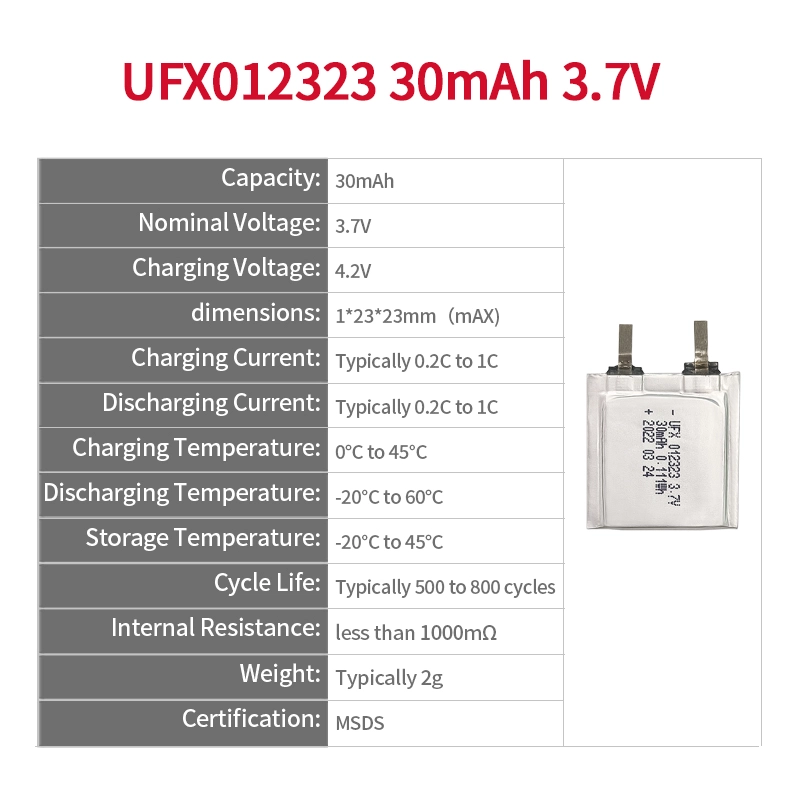 Ufine lithium-ion battery detail image 2