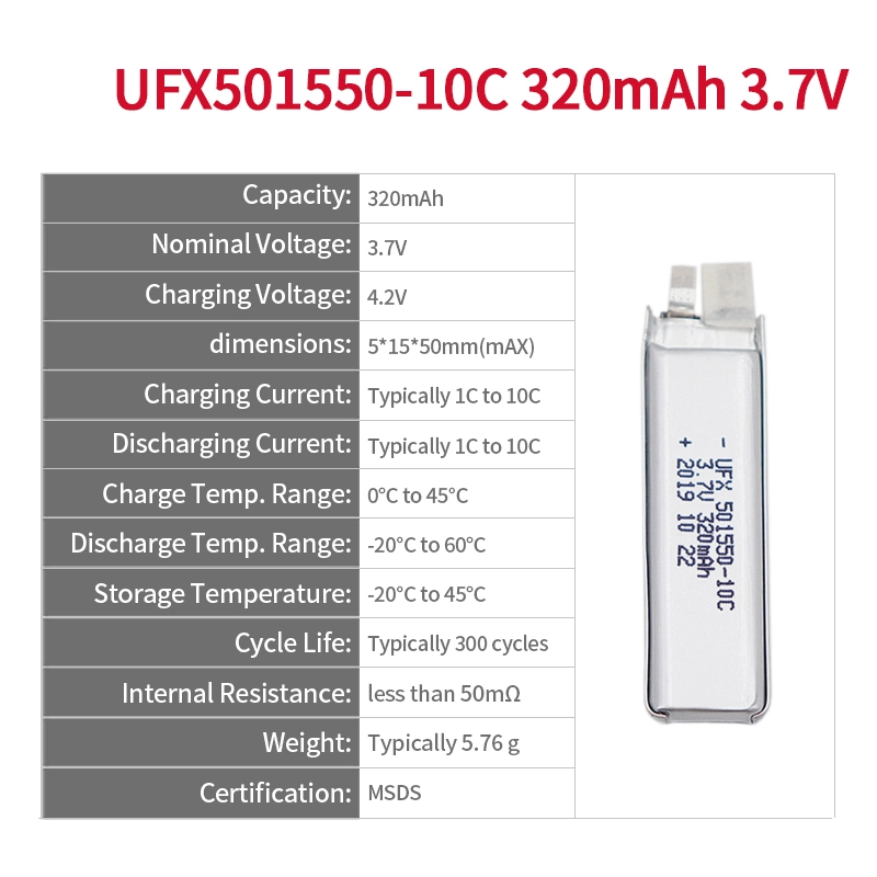 Ufine lithium-ion battery detail image 2