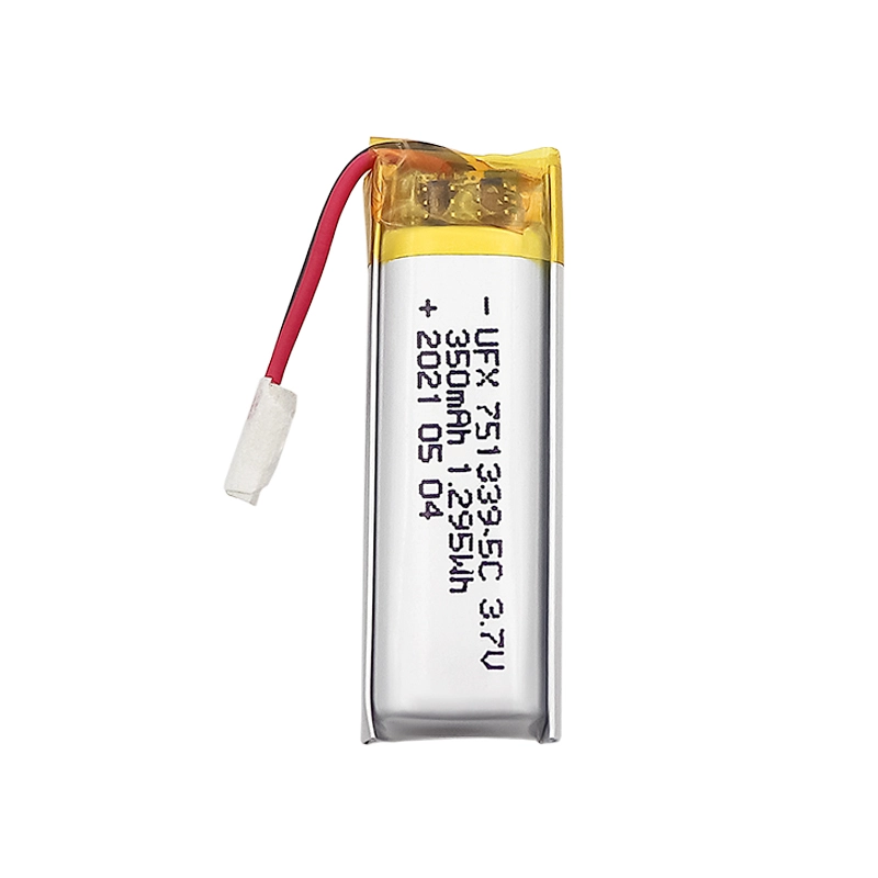 3.7V High Rate Discharge Battery 350mAh UFX0292-06 01
