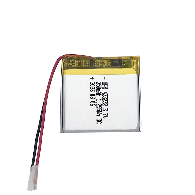 3.7V High Rate Discharge Battery 350mAh UFX0374-03 01