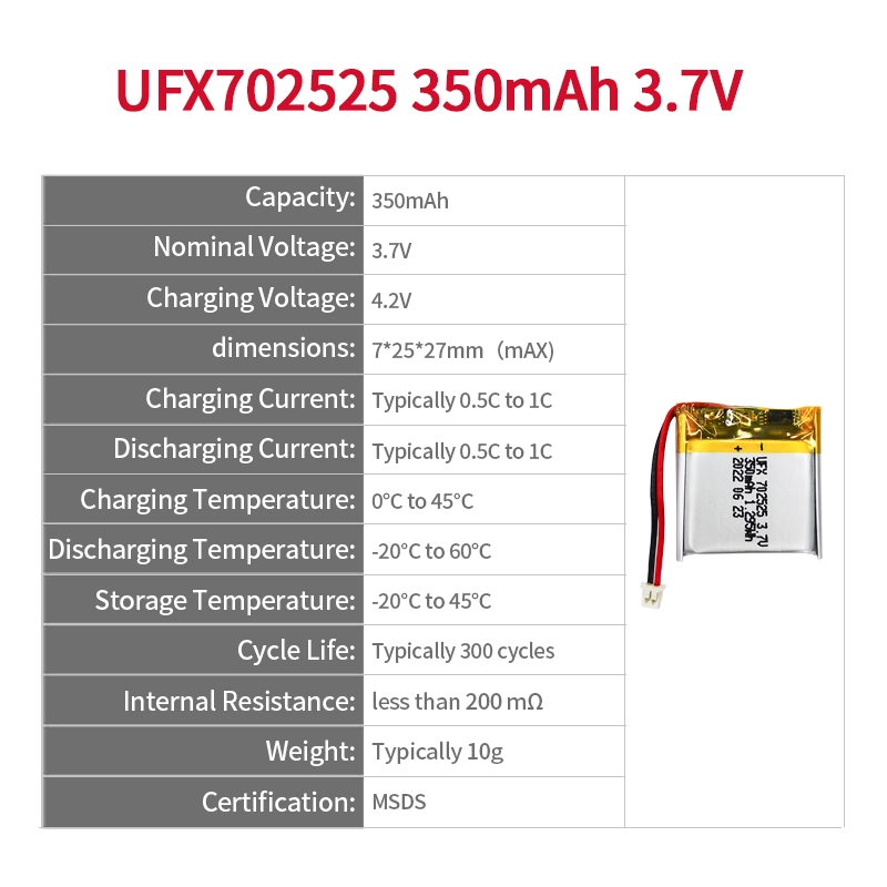 Ufine lithium-ion battery detail image 2