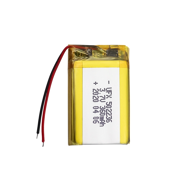 3.7V 360mAh Lithium Polymer Battery UFX0448-14 01